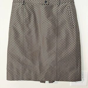 Carlisle Checkered Pencil Skirt 12